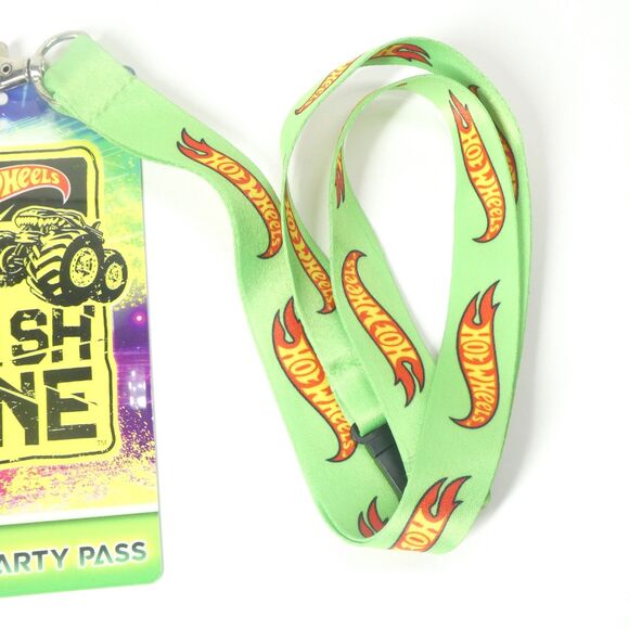 Hot Wheels Monster Trucks Live Glow Party 2022 Badge Lanyard - Picture 4 of 7